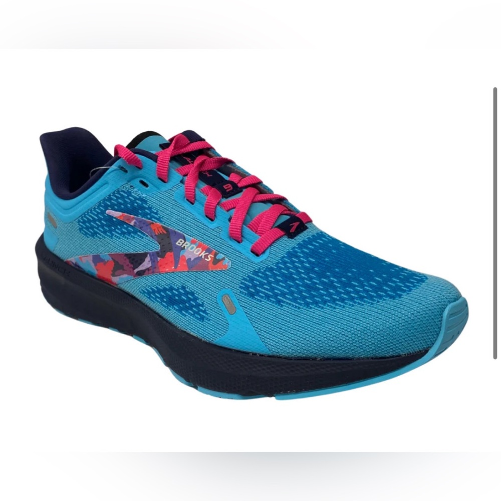 BROOKS LAUNCH 9 BLUE/ECLIPSE/PINK RUNNING SHOE (WOMEN'S)
